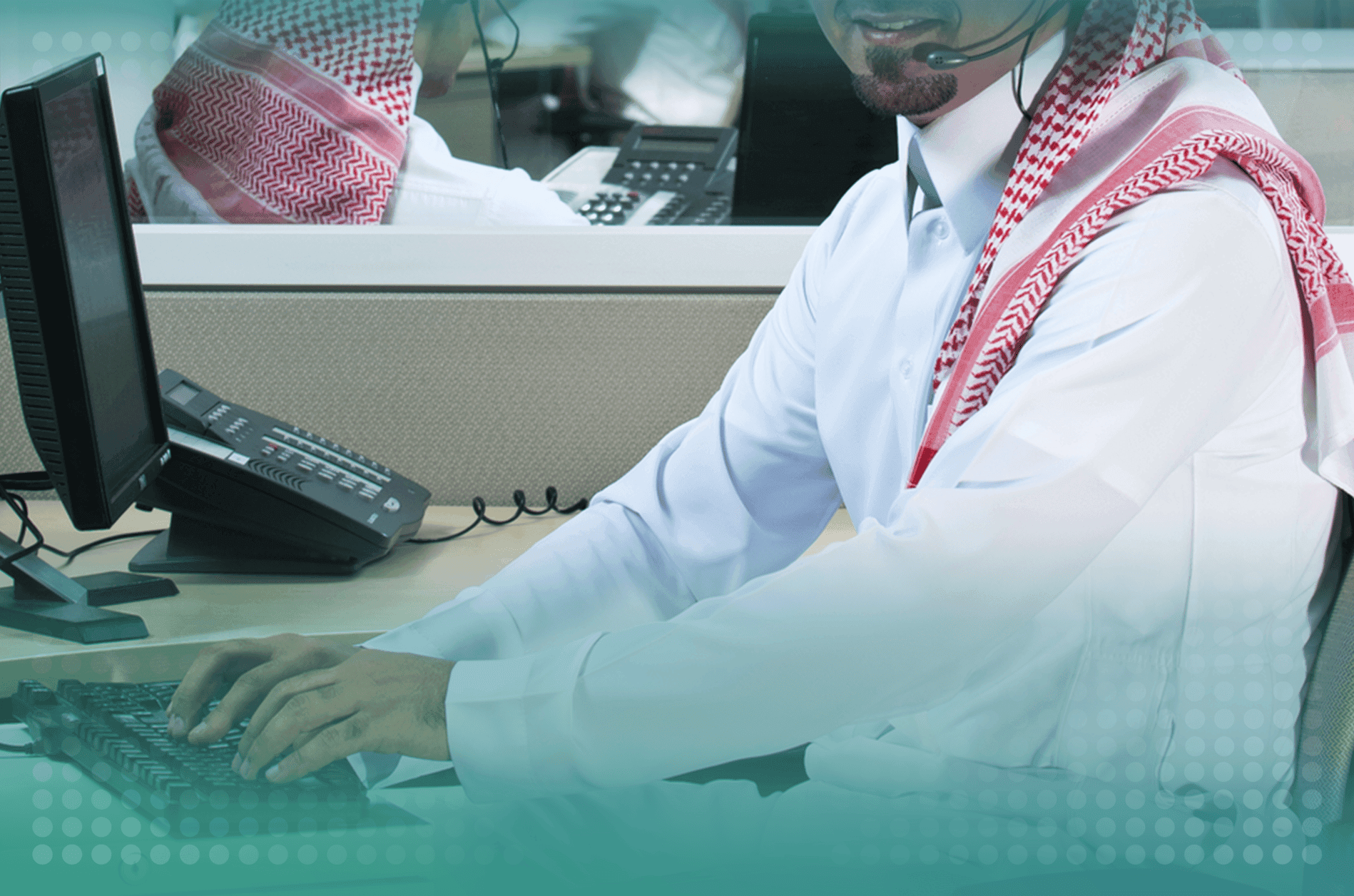 حلول مراكز الاتصال 10 1 Call Center Solutions 2600x1720 1
